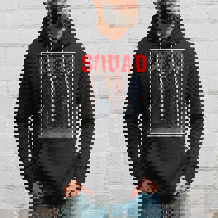 Jason Squad Halloween Horror Funny Scary Distressed Costume Halloween Funny Gifts Hoodie Gifts for Him