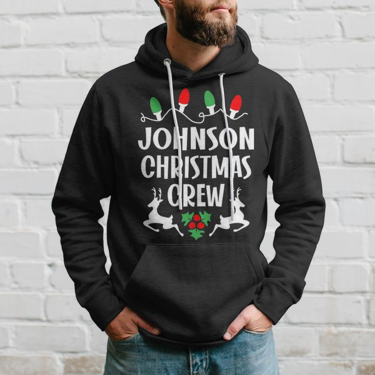 Johnson Name Gift Christmas Crew Johnson Hoodie Gifts for Him