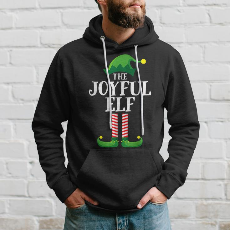 Joyful Elf Matching Family Group Christmas Party Hoodie Gifts for Him