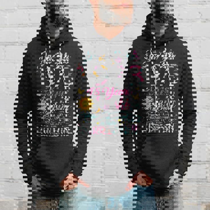 June Girls 1973 Birthday 48 Years Old Awesome Since 1973 Hoodie Gifts for Him