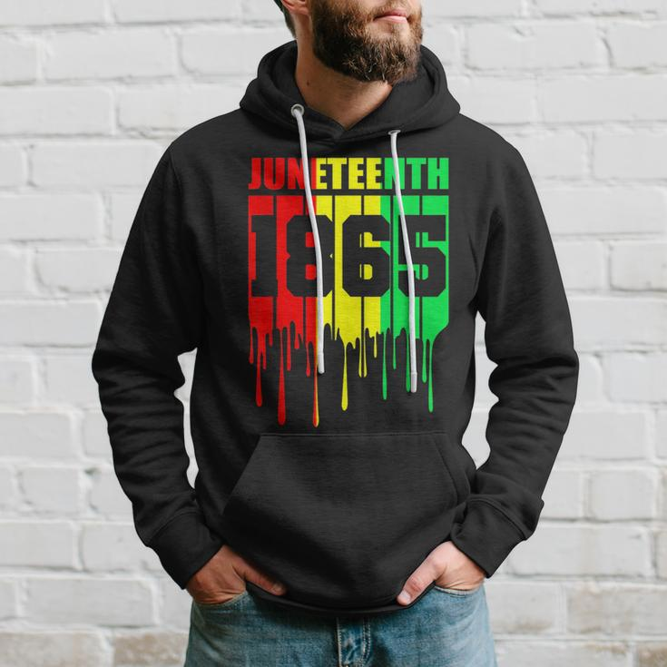 Junenth 1865 African Flag Color Celebrate Junenth Hoodie Gifts for Him