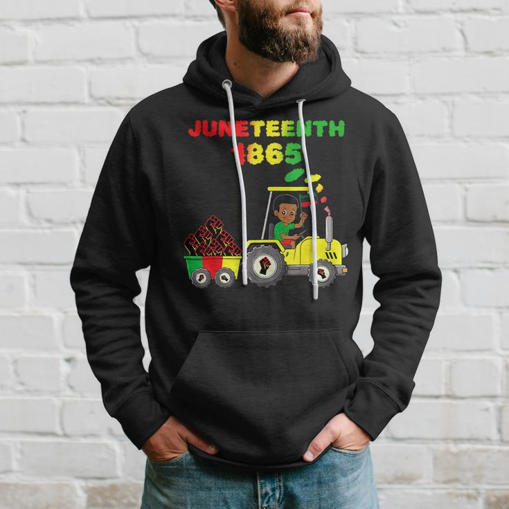 Junenth 1865 In Tractor Funny Toddler Boys Fist Kids Hoodie Gifts for Him