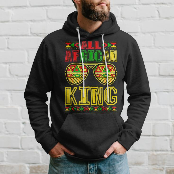 Junenth Black History Month African King Family Matching Hoodie Gifts for Him