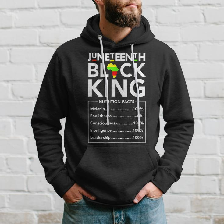 Junenth Black King Melanin Dad Fathers Day Men Father Fun Hoodie Gifts for Him