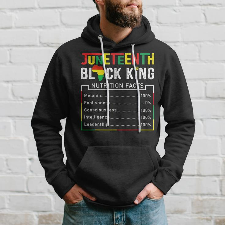 Junenth Black King Nutritional Facts Melanin Men Fat Hoodie Gifts for Him