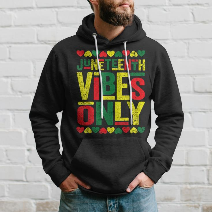 Junenth Cool Vibes Black History African American Hoodie Gifts for Him