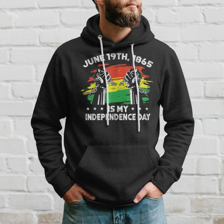 Junenth Fist June 19Th 1865 Is My Independence Day Hoodie Gifts for Him