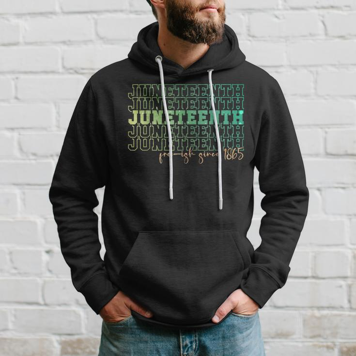 Junenth Free Ish Since 1865 Celebrate Black Freedom Hbcu Hoodie Gifts for Him