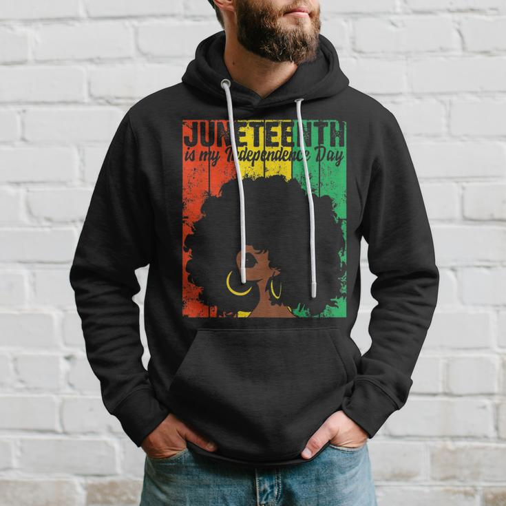 Junenth Is My Independence Day Slavery Freedom 1865 Hoodie Gifts for Him