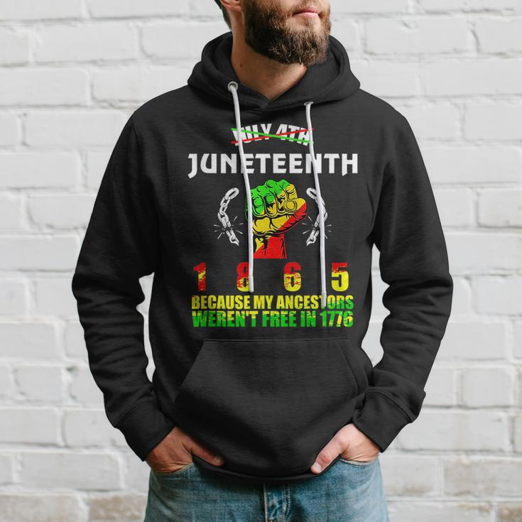 Junenth June 1865 Black History African American Freedom Hoodie Gifts for Him