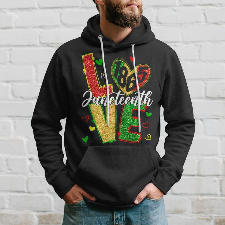 Junenth Love 1865 Peace Love Junenth Freeish Freedom Hoodie Gifts for Him