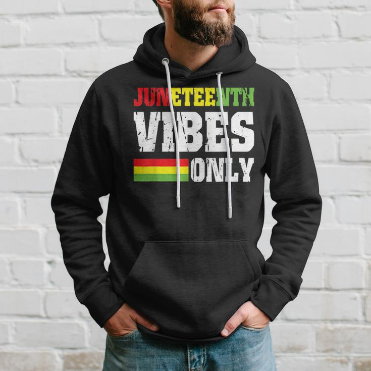 Junenth Vibes Only June 19 1865 Celebrate Black History Hoodie Gifts for Him