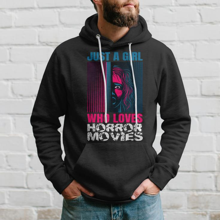 Just A Girl Horror Movies Halloween Costume Horror Movie Halloween Costume Hoodie Gifts for Him