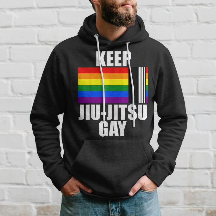 Keep Jiu Jitsu Gay Lgbt Gay Pride Month 2023 Ally Flag Hoodie Gifts for Him