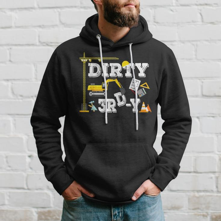 Kids Construction Truck 3Rd Birthday Boy Excavator 3 Digger Hoodie Gifts for Him