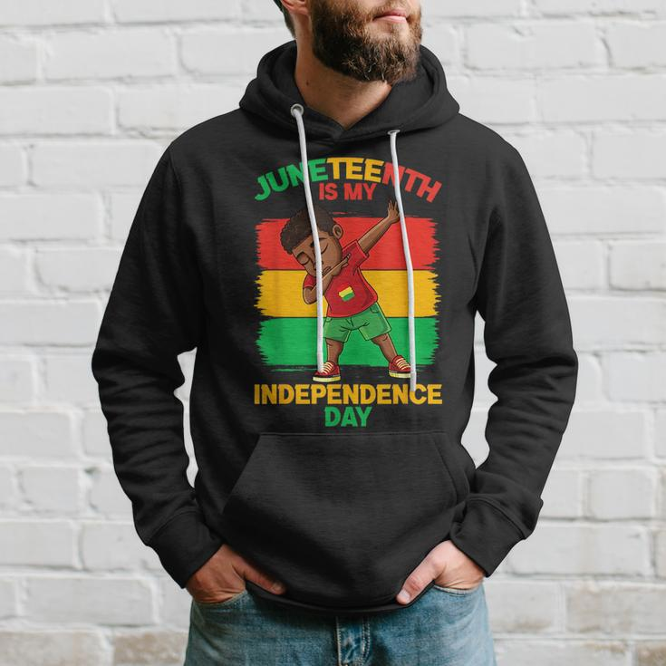 Kids Junenth Is My Independence Day Hoodie Gifts for Him