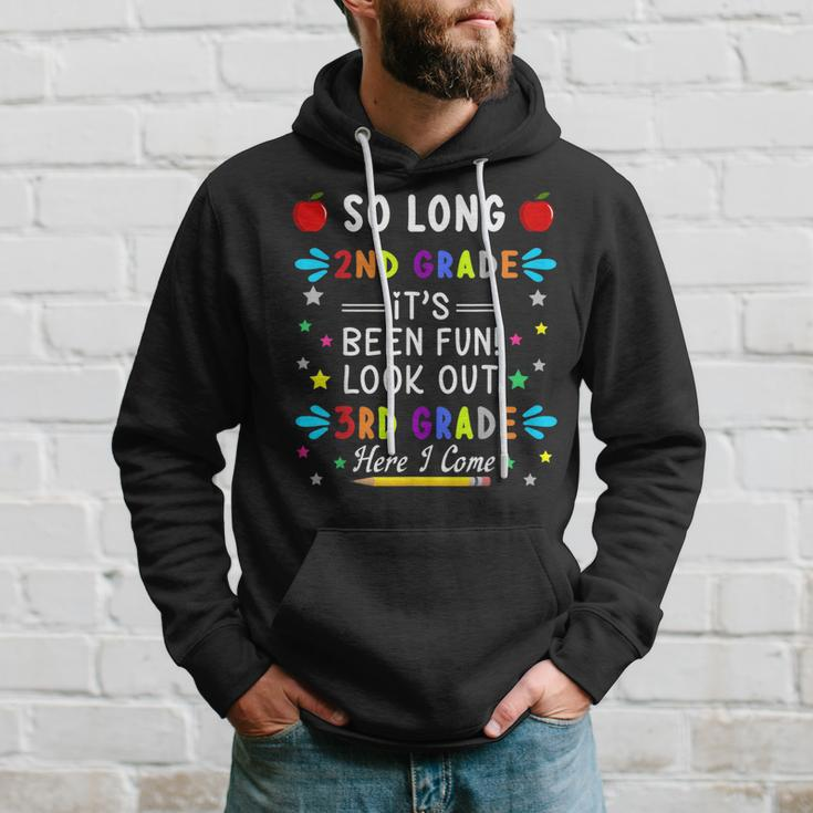 Kids So Long 2Nd Grade Here I Come 3Rd Grade Graduation Hoodie Gifts for Him