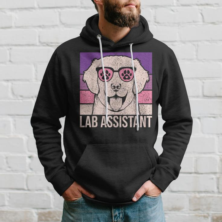 Lab Assistant Dog Lover Owner Pet Animal Labrador Retriever Hoodie Gifts for Him
