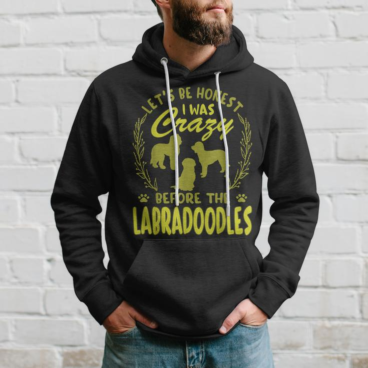 Lets Be Honest I Was Crazy Before Labradoodles Hoodie Gifts for Him
