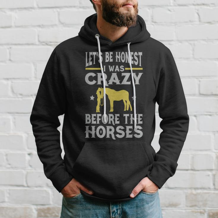 Lets Be Honest I Was Crazy Before The Horses Gifts For Bird Lovers Funny Gifts Hoodie Gifts for Him