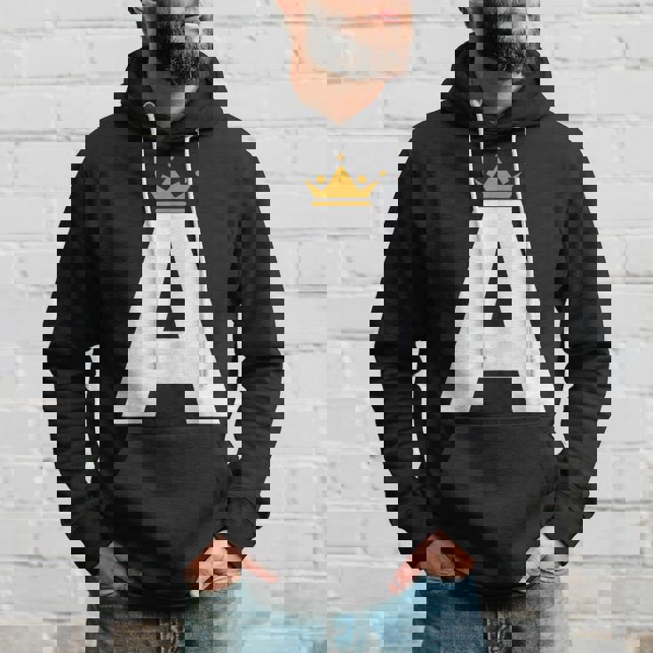 Letter A Alphabet Letter Initial Hoodie Gifts for Him Letter A Alphabet Letter Initial Hoodie Gifts for Him