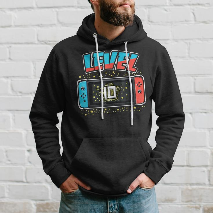 Level 10 Birthday Boy 10 Years Old Video Games Gift Hoodie Gifts for Him
