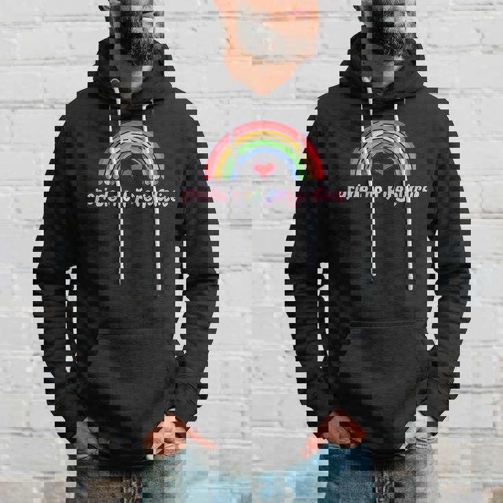 Lgbt Pride Pride Not Prejudice Hoodie Gifts for Him