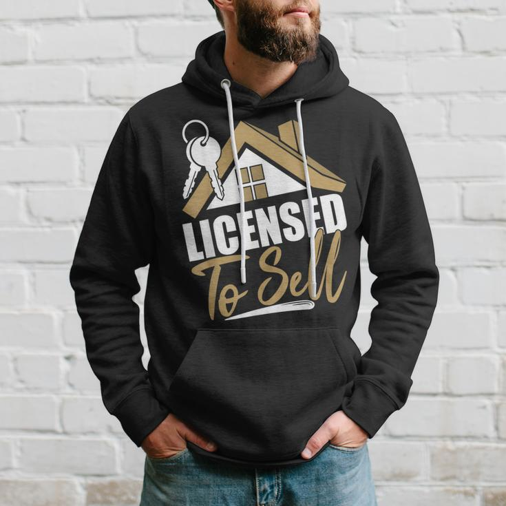 Licensed To Sell Realtor Real Estate Agent Hoodie Gifts for Him