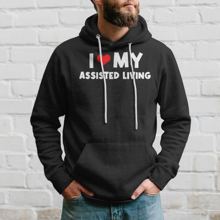 I Love Assisted Living National Assisted Living Week Hoodie Gifts for Him