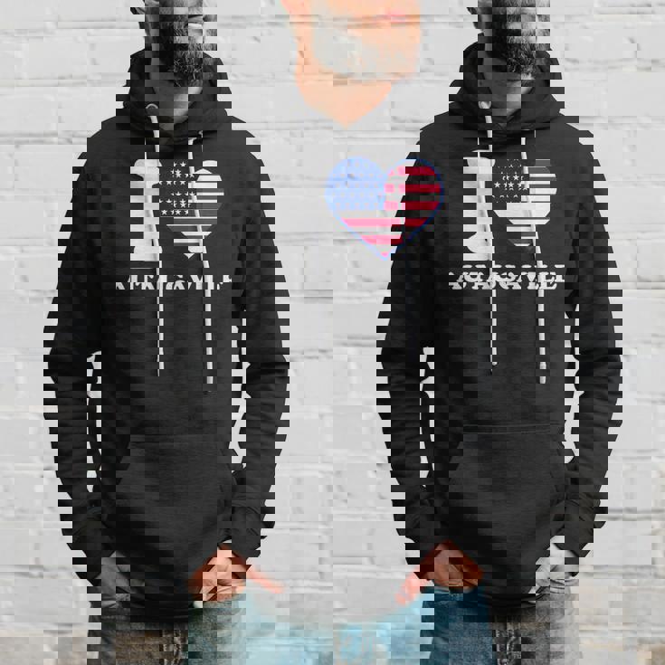 I Love Autaugaville I Heart Autaugaville Hoodie Gifts for Him