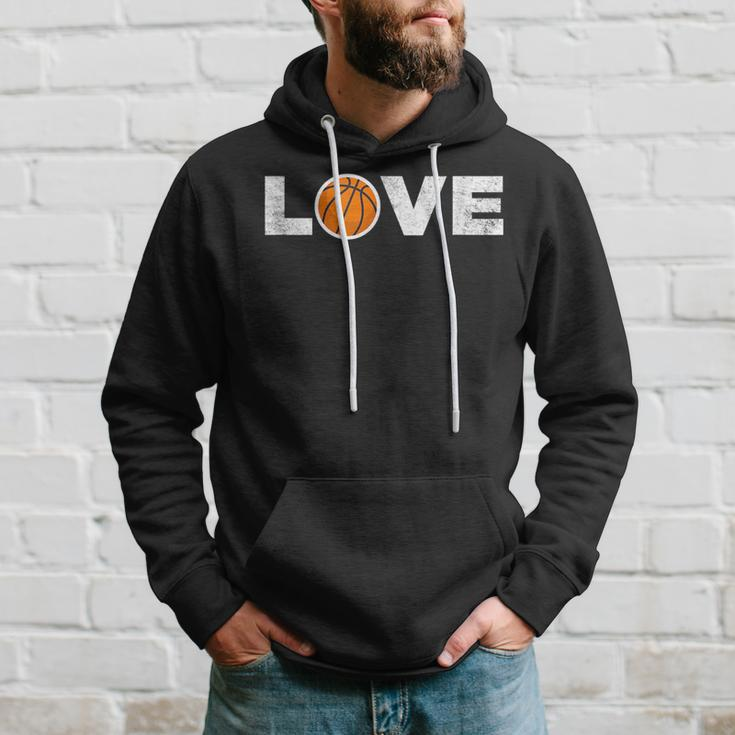 Love Basketball B Ball Motivational Cool Top Hoodie Gifts for Him