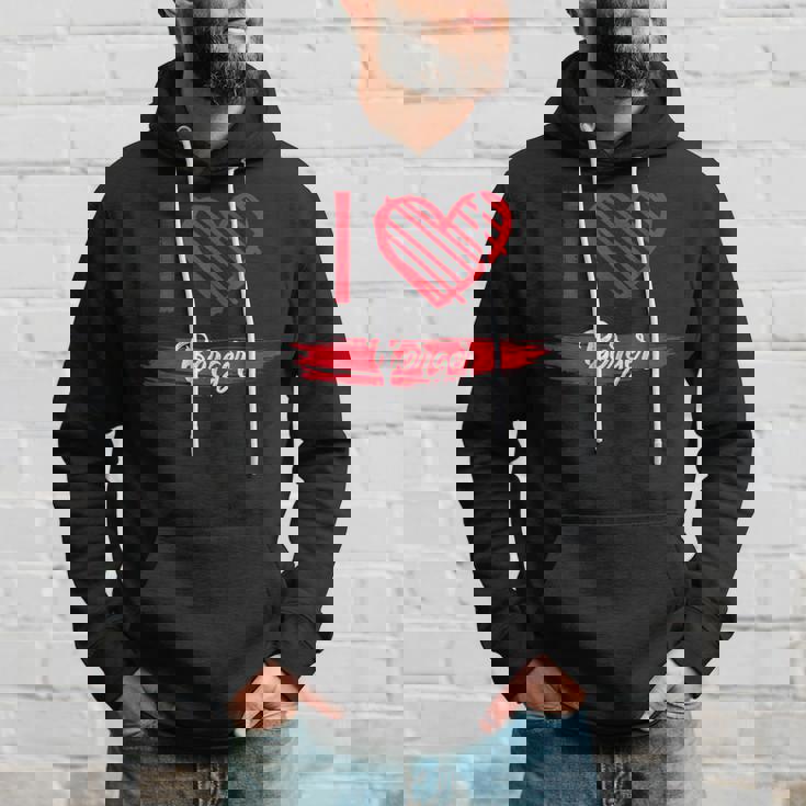 I Love Borger I Heart Borger Hoodie Gifts for Him