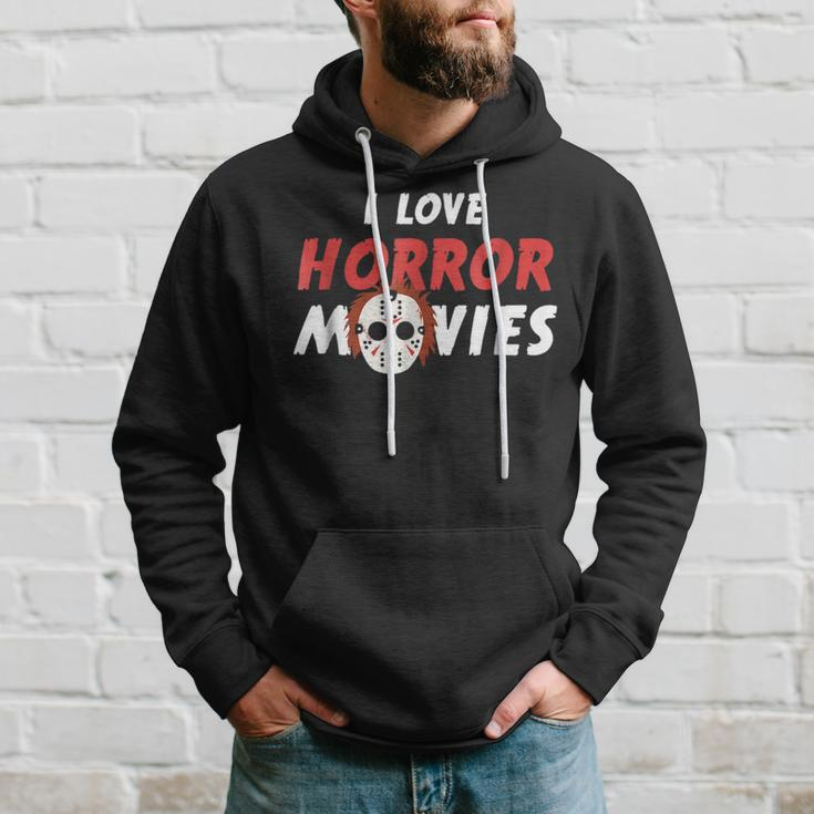 I Love Horror Movies Horror Movies Hoodie Gifts for Him