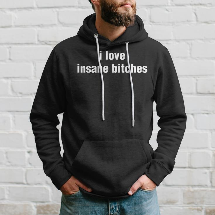 I Love Insane Bitches I Am Insane Couple Hoodie Gifts for Him