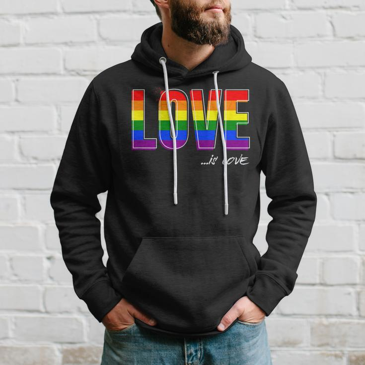 Love Is Love Lgbt Gay Lesbian Pride Colors Lgbtq Ally Hoodie Gifts for Him