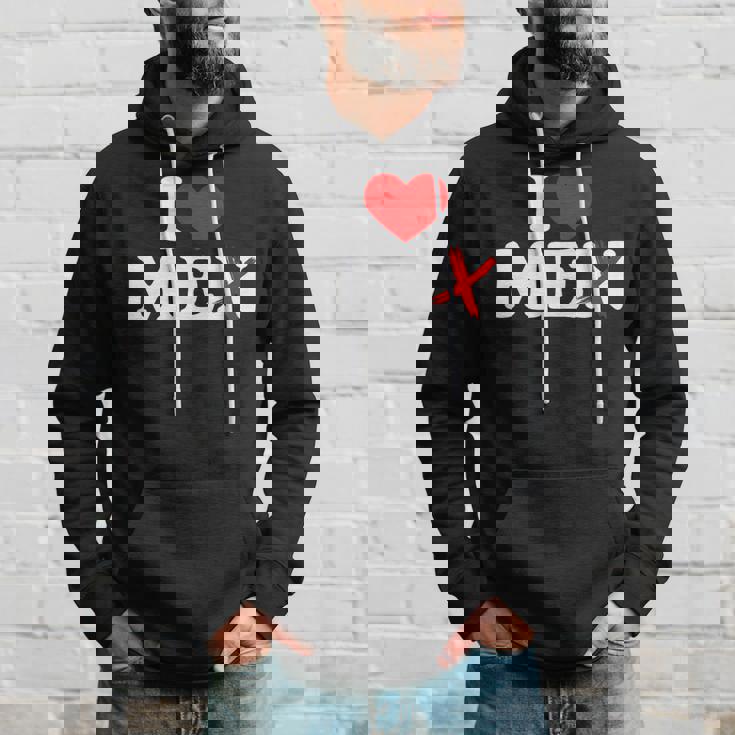 I Love Without The N Heart With N Crossed Out Hoodie Gifts for Him