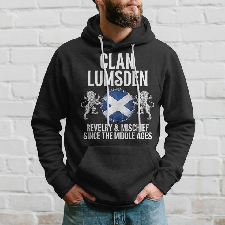 Lumsden Clan Scottish Family Name Scotland Heraldry Hoodie Gifts for Him