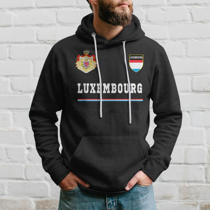 Luxembourg SportSoccer Jersey Flag Football Hoodie Gifts for Him