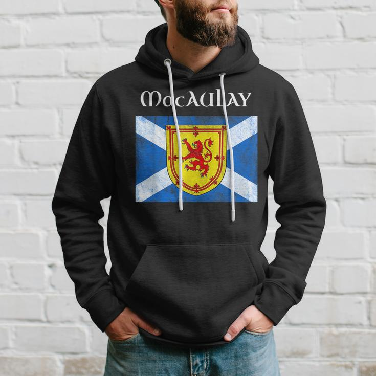 Macaulay Scottish Clan Name Gift Scotland Flag Festival Hoodie Gifts for Him