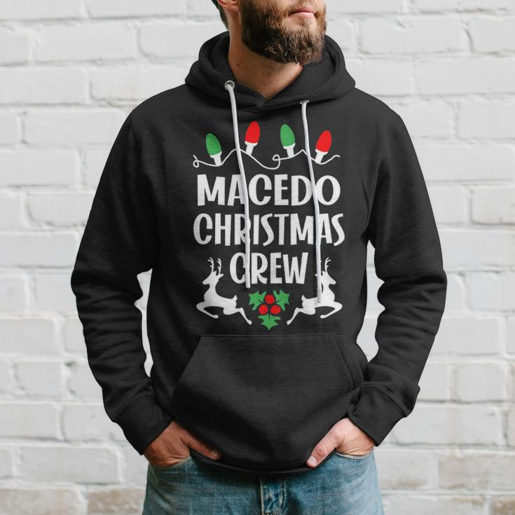 Macedo Name Gift Christmas Crew Macedo Hoodie Gifts for Him