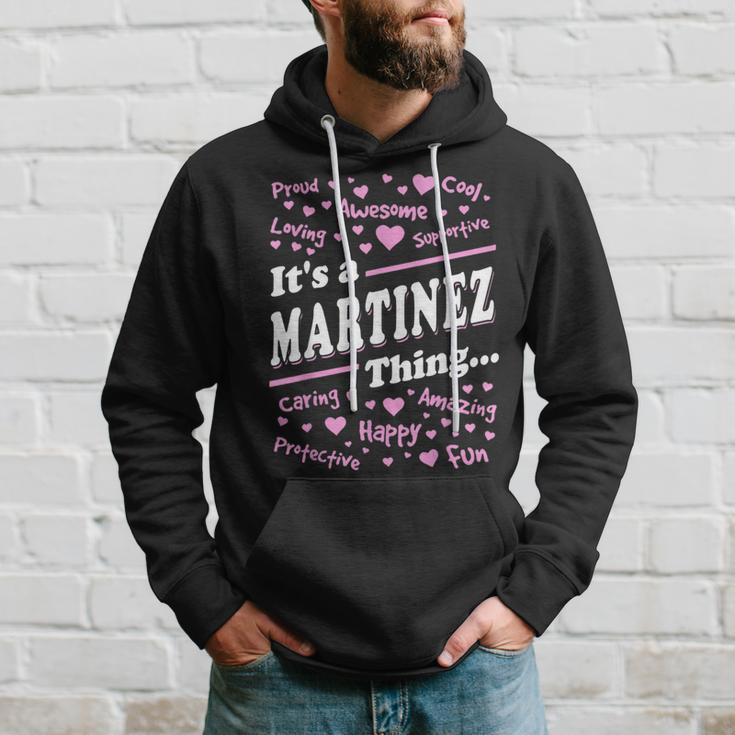 Martinez Surname Last Name Family Its A Martinez Thing Funny Last Name Designs Funny Gifts Hoodie Gifts for Him