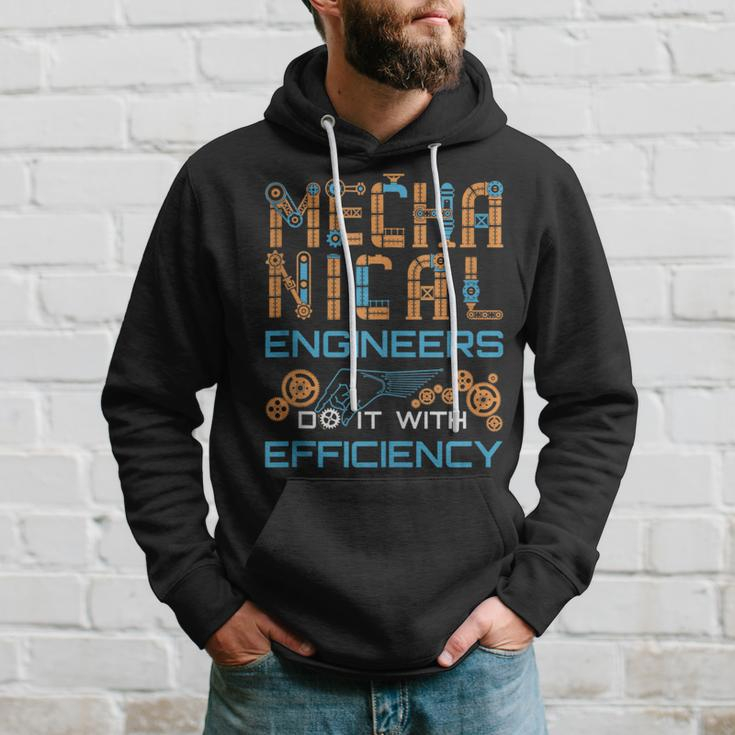 Mechanical Engineer Engineering Efficiency Quote Hoodie Gifts for Him