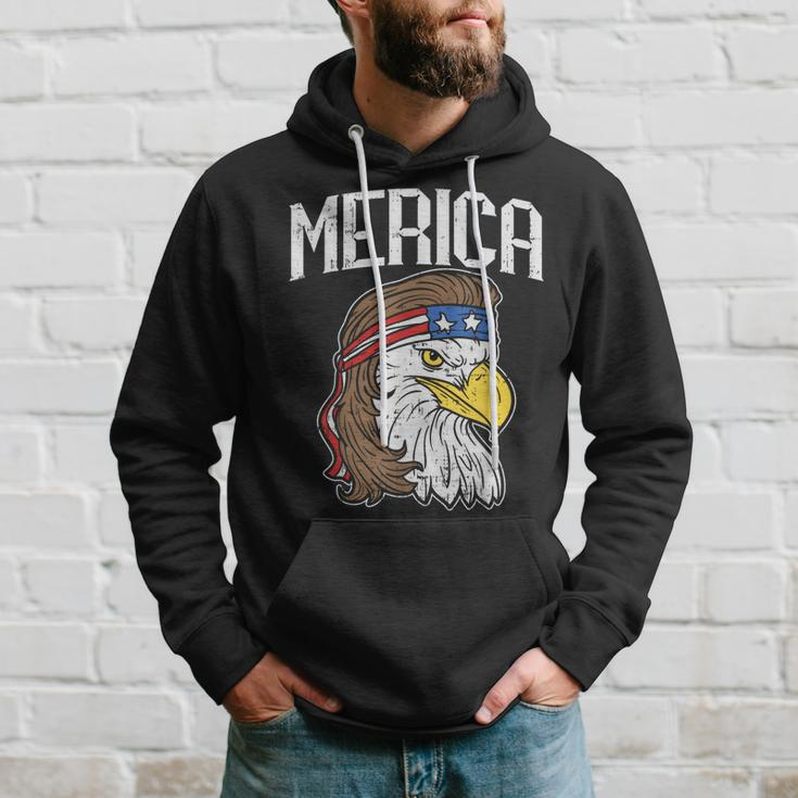 Merica Eagle Mullet 4Th Of July Redneck Patriot Gift Hoodie Gifts for Him