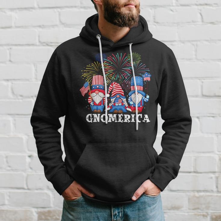 Merica Gnome 4Th Of July Funny Patriotic Gnomes American Usa Hoodie Gifts for Him