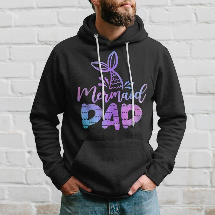 Mermaid Dad Mermaid Birthday Party Themed Party Family Hoodie Gifts for Him