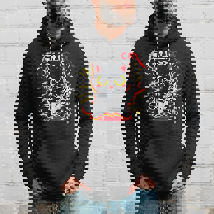 Metallicat Funny Cat Rock 90S Meow For Music Band Of Friend 90S Vintage Designs Funny Gifts Hoodie Gifts for Him
