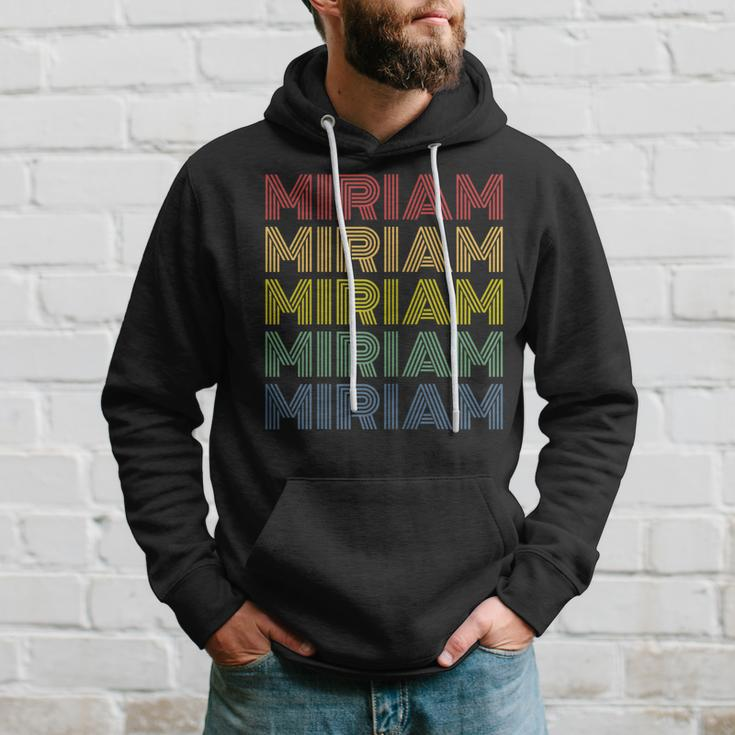 Miriam Personalized Name Retro 70S Vintage Hoodie Gifts for Him