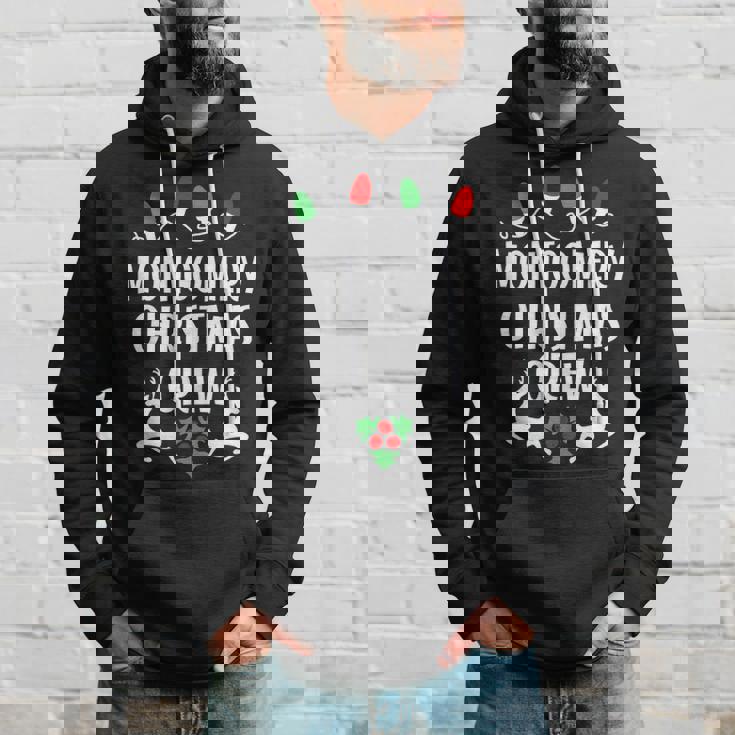 Montgomery Name Gift Christmas Crew Montgomery Hoodie Gifts for Him