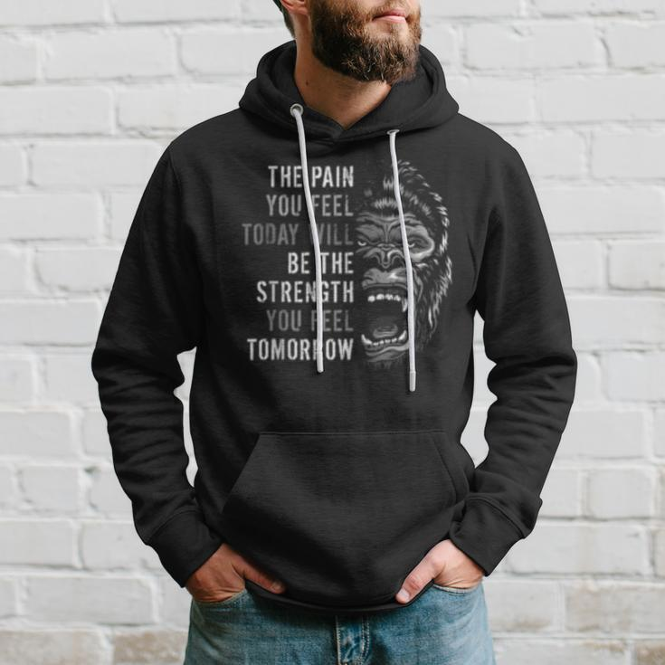Motivation Workout And Gym Quotes Gorilla Mindset Training Hoodie Gifts for Him