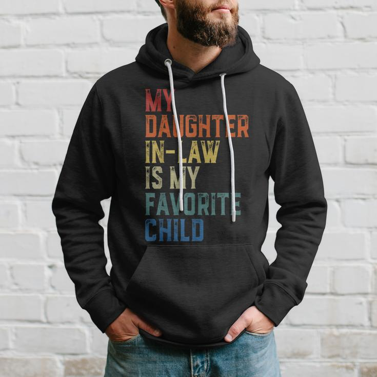 My Daughter In Law Is My Favorite Child Fathers Day In Law Hoodie Gifts for Him